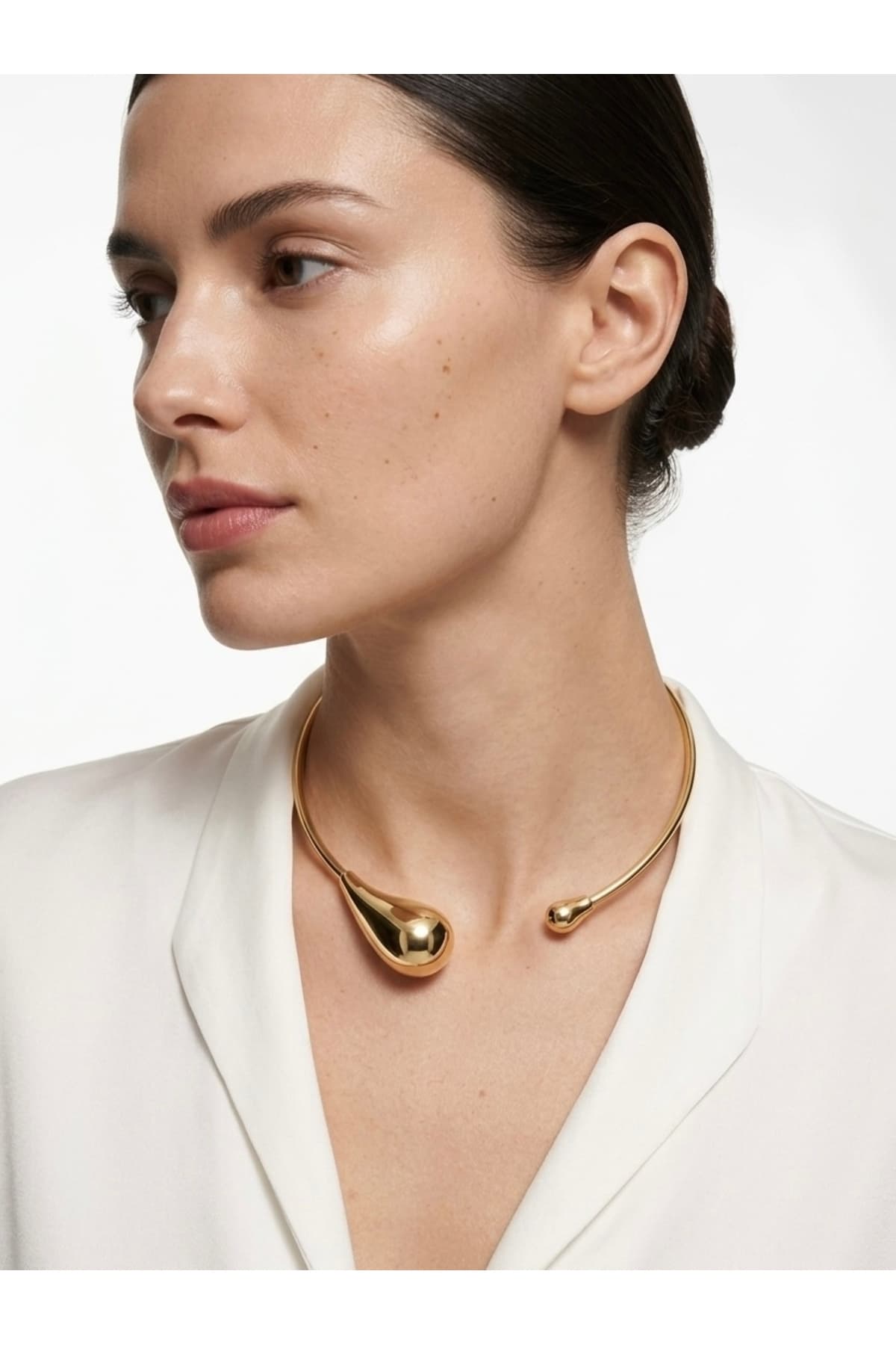 Gold kalıp model yeni sezon kolye