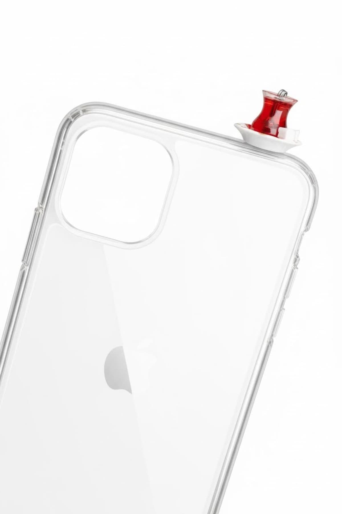 İphone 13 pro şekerli çaylı sararmayan sert şeffaf kılıf(farklı modeller için soru sorunuz)