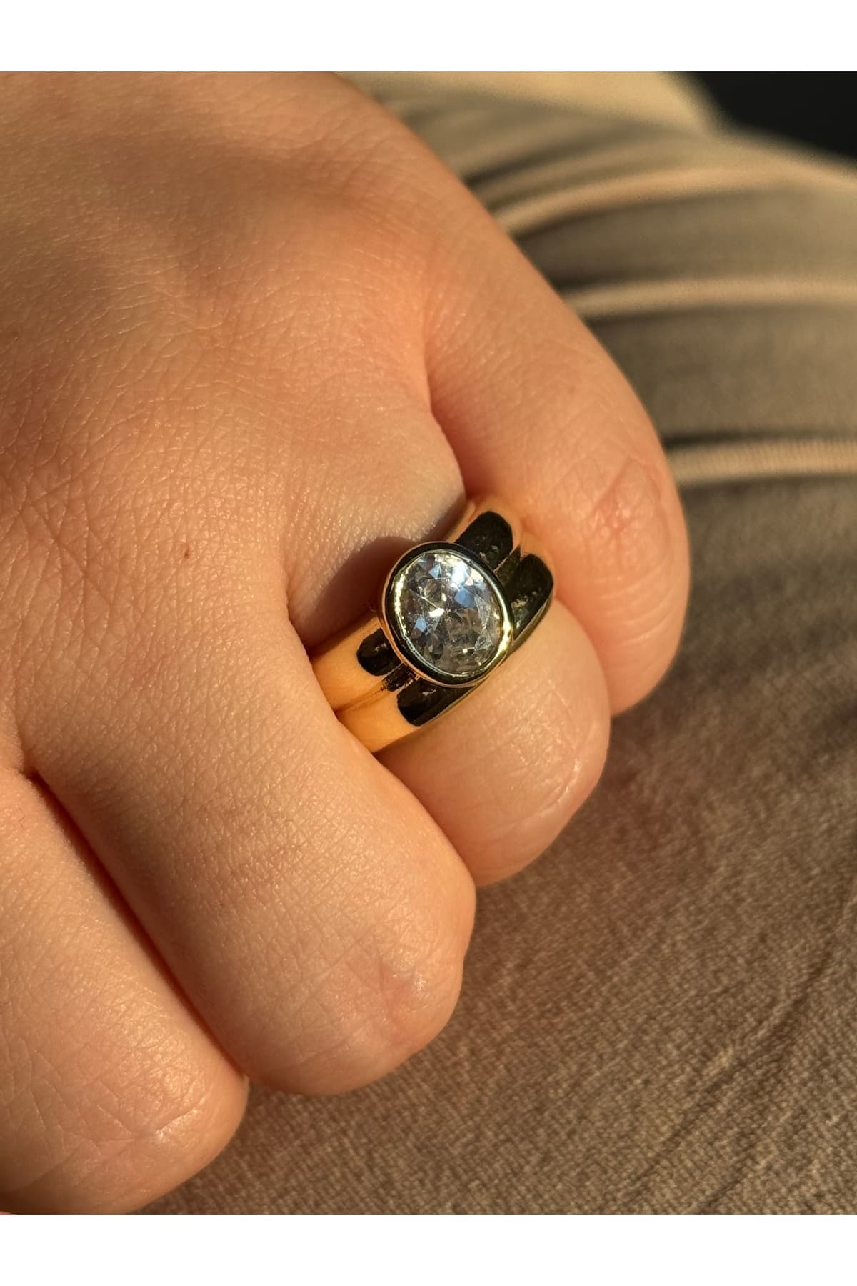 zirkonyum vintage model kaplama yüzük