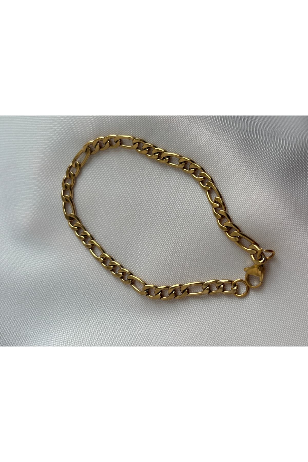 VIP Paslanmaz çelik gold zincir bileklik(20 cm)