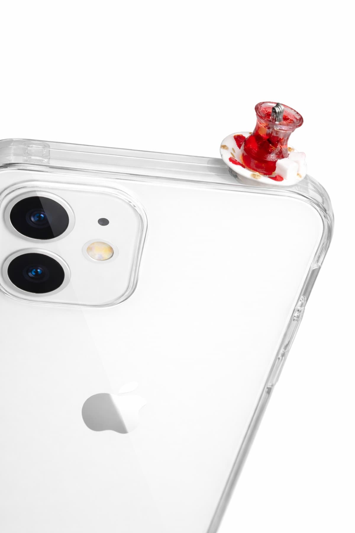 İphone 11 şekerli çay figürlü sararmayan sert şeffaf kılıf(farklı marka-modeller için soru sorunuz)