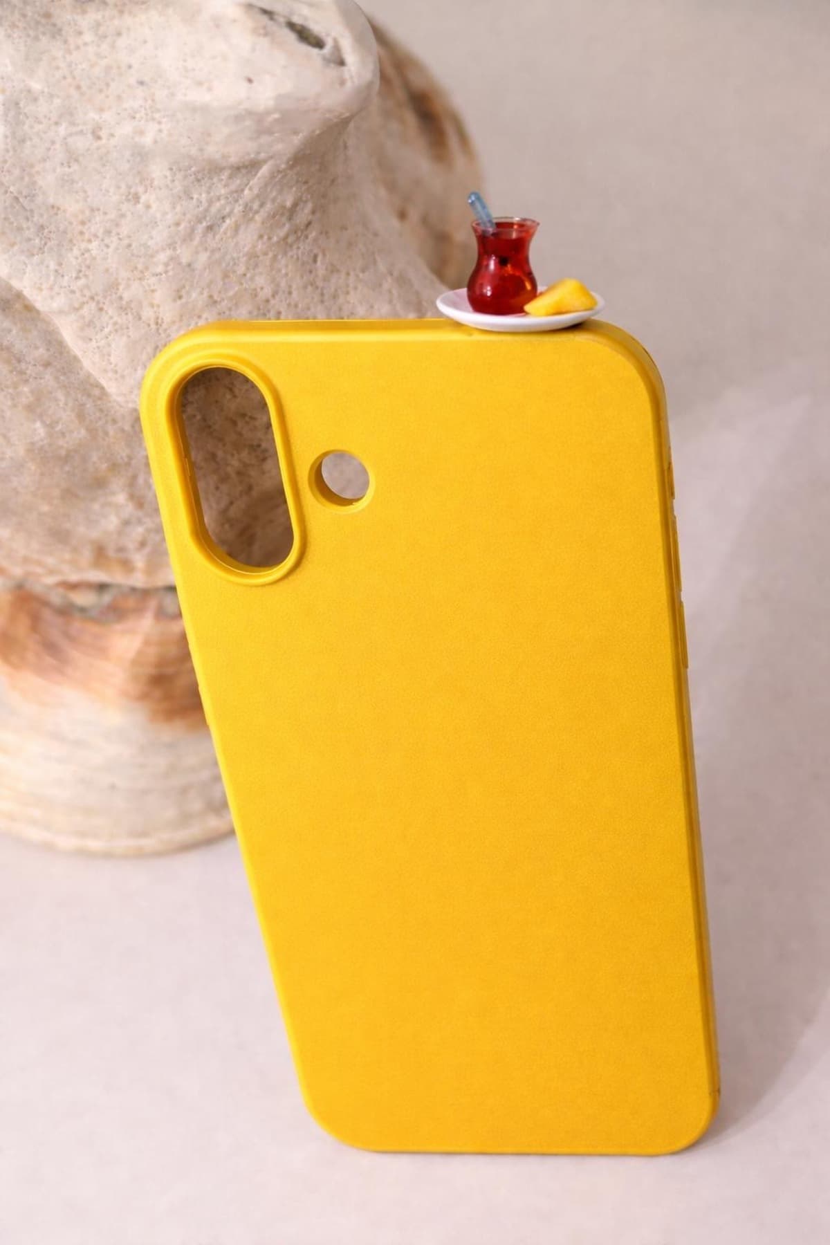 İphone 17 limonlu çay figürlü kılıf(farklı modeller için soru sorunuz)
