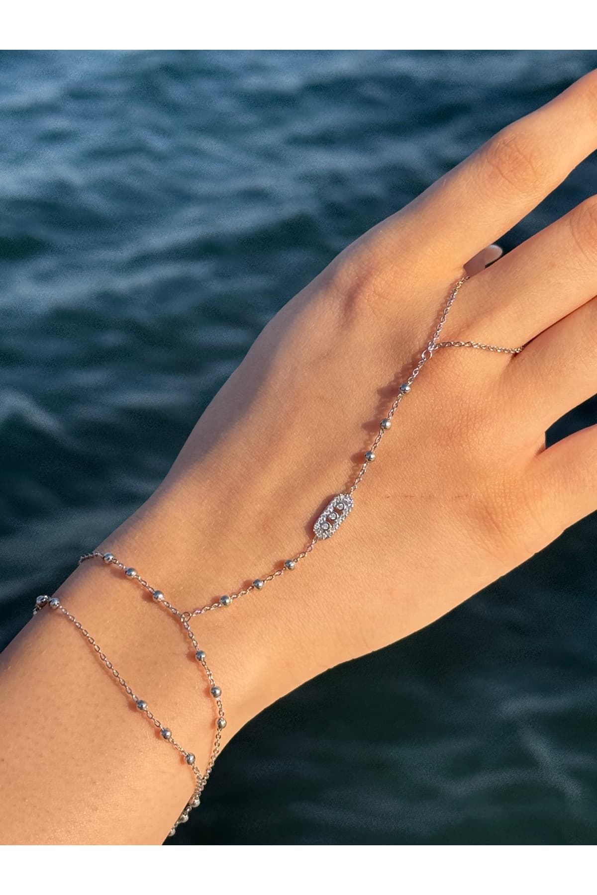 zirkon taşlı marka model silver paslanmaz çelik şahmeran bileklik