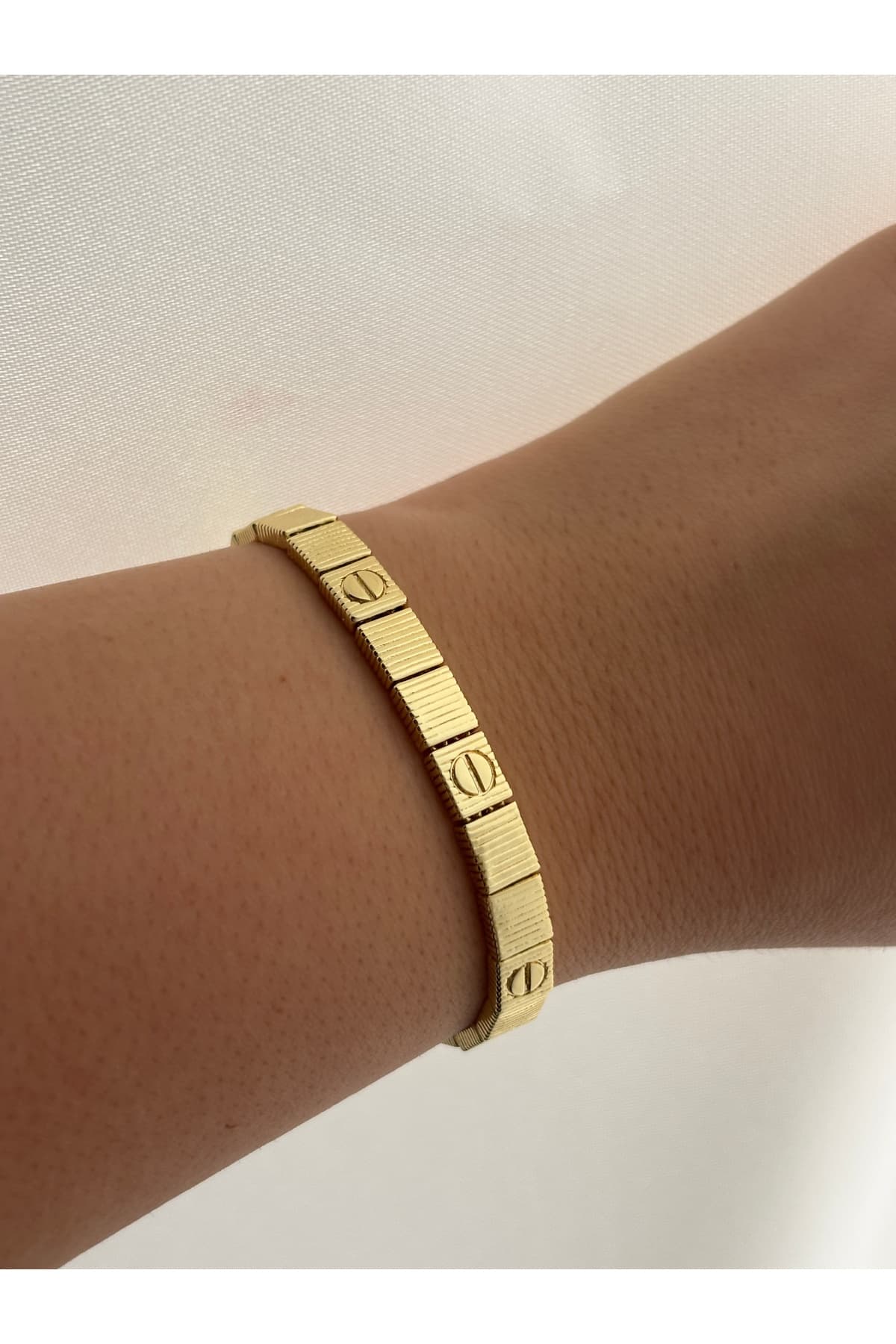 VIP çelik 14 ayar kaplama marka model bileklik